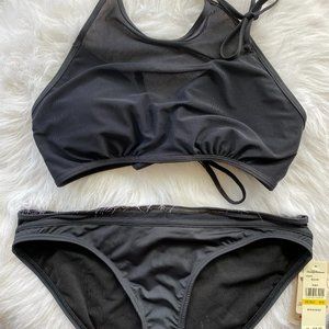 Tommy Bahama Black Halter Bikini